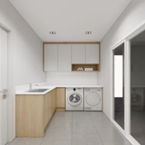 Laundry Cabinet Vibe: L-Shaped