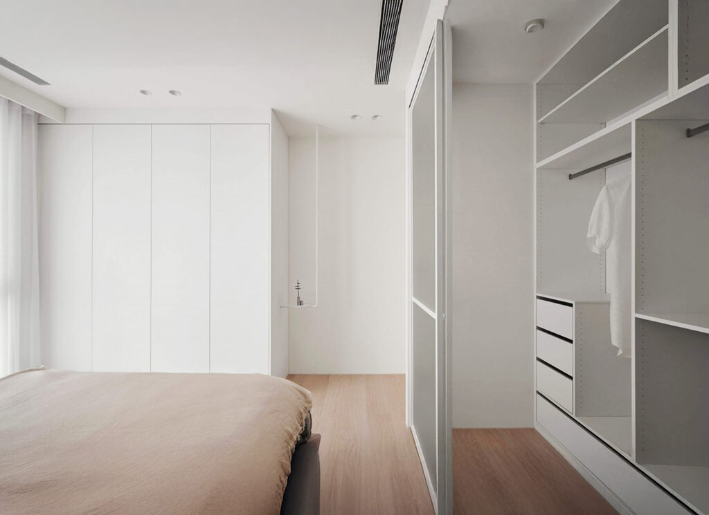 Walk-in Closet คอนโด แบบมินิมอล