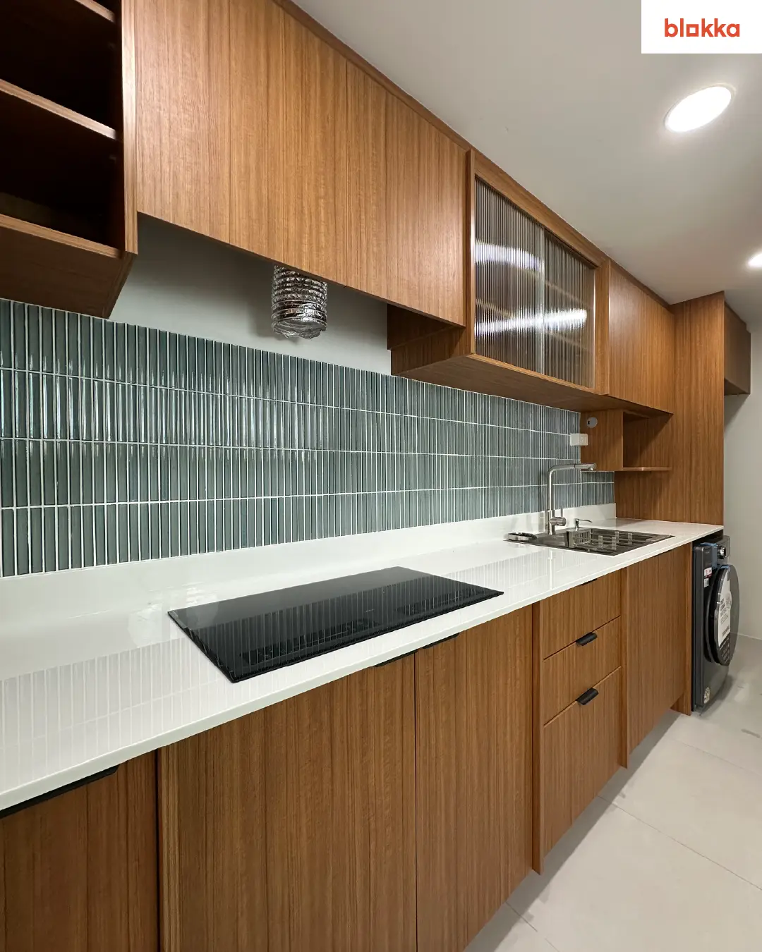 ผลงานบิวท์อินครัวตัว I สไตล์ Mid Century Modern-01