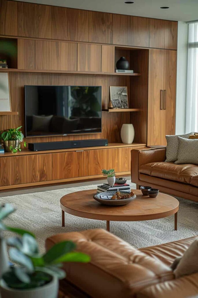 ชั้นวางทีวี (TV Stand:Cabinet) สไตล์ Mid-Century Modern