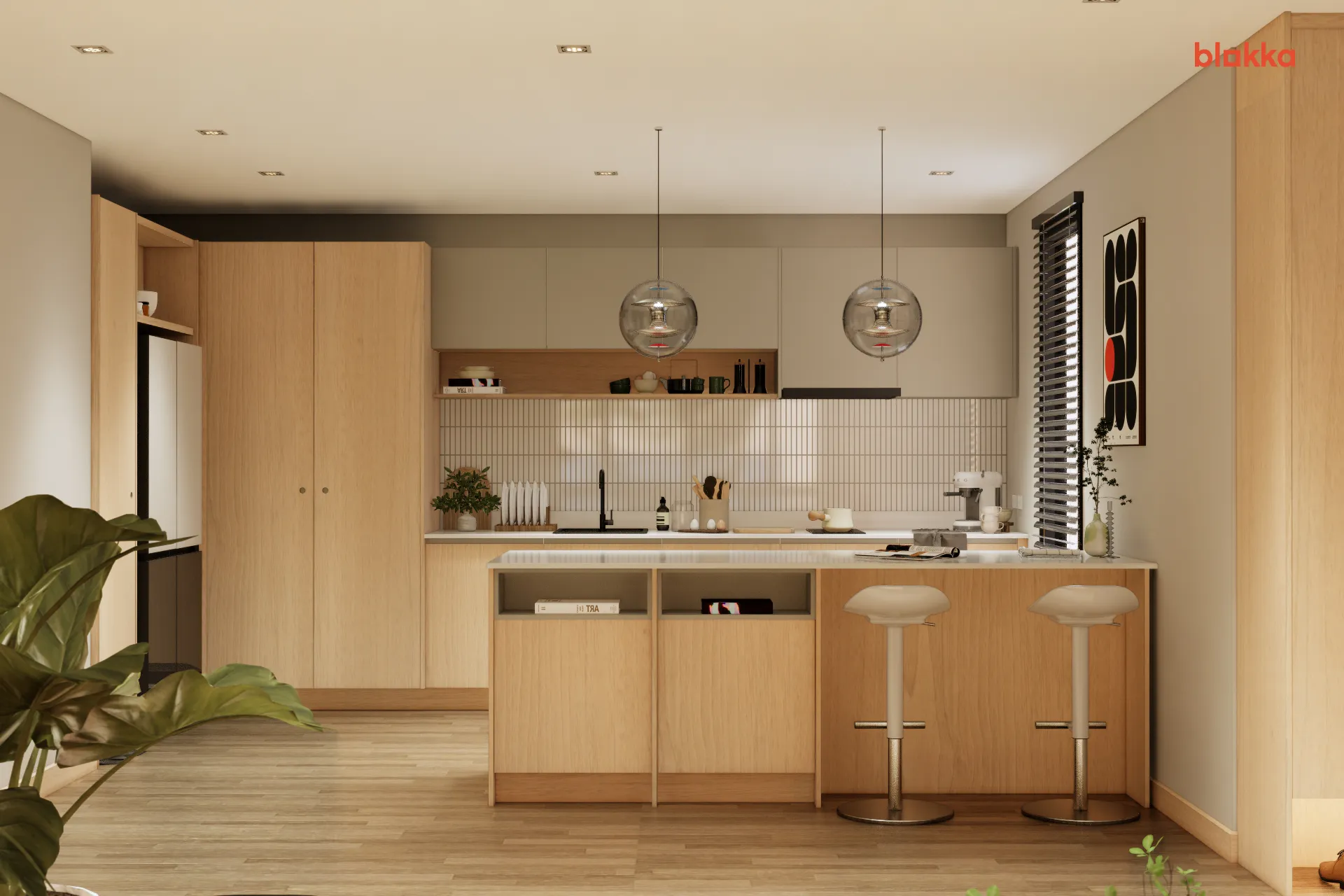 บิวต์อินสไตล์ Mid-Century Modern - Edge Collecion จาก Blokka รับบิวต์อินครบวงจร-07