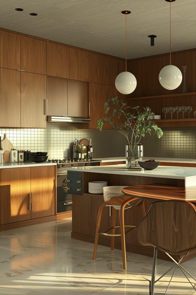 องค์ประกอบสำคัญของครัวสไตล์ Mid-Century Modern