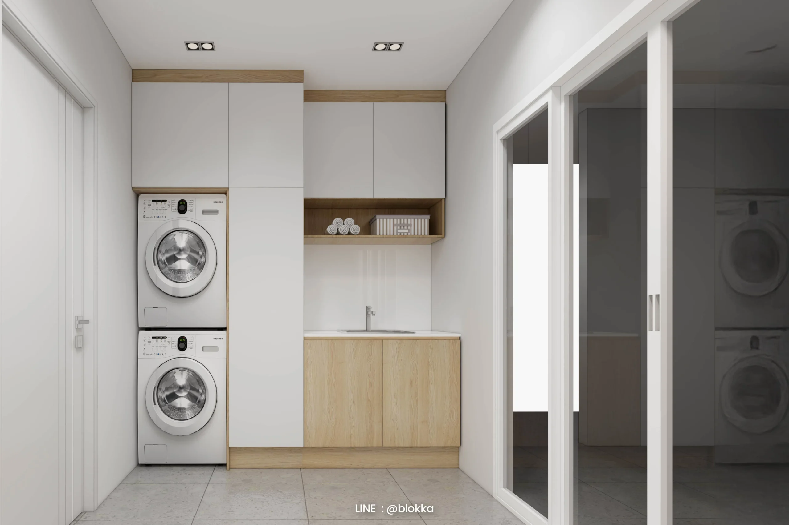 ห้องซักรีดสไตล์ Mid-Century ออกแบบอย่างไรให้สวยเข้ากับบ้าน และทำงานบ้านได้คล่อง?